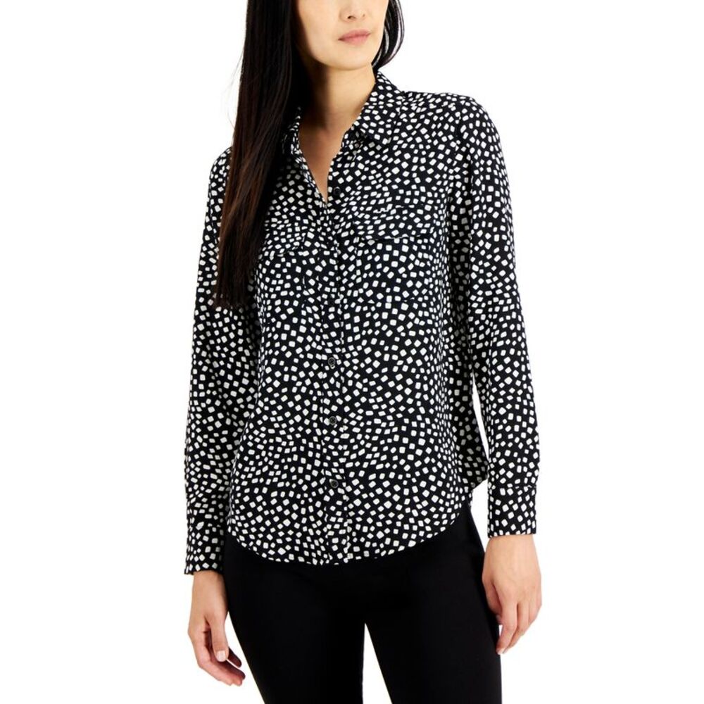 Alfani Women's Button-Front Shirt